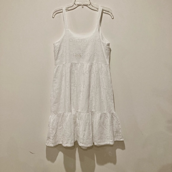 NWT, Lucky Brand Eyelet Tiered Dress, Size S - Picture 6 of 10